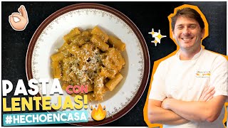 HechoEnCasa  Receta super ECONÓMICA Como hacer una PASTA CON LENTEJAS [upl. by Solohcin]