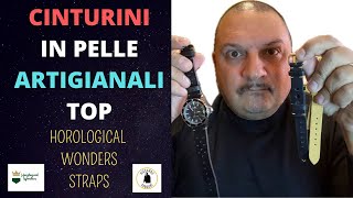 CINTURINI IN PELLE ARTIGIANALI TOP HOROLOGICAL WONDERS STRAPS [upl. by Mccarty]