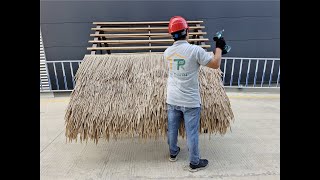 32 waterproof thatch W 1 installation [upl. by Riatsila697]