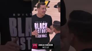 DUNCAN ROBINSON IS MIC’D UP 😂  Heat vs Kings [upl. by Ardnoek]