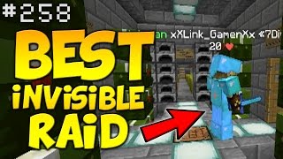 MY BEST INVISIBLE RAID EVER  Minecraft FACTIONS 258 Invisible Factions Raid [upl. by Keisling]