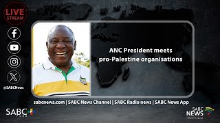 ANC meets organisations supporting liberation of Palestine [upl. by Chessa145]