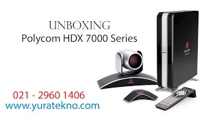 Polycom HDX 7000 Unboxing Indonesia [upl. by Aihsar]