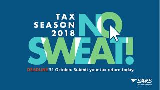 SARS Tax Season 2018 Deadline Reminder [upl. by Lirrad]