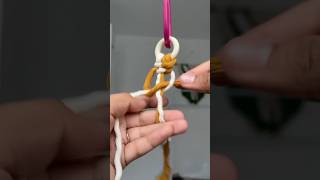 Nudo espiral 🧵 macrametutorial macramelove [upl. by Nwahsak]