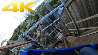 4K  Balder On Ride at Liseberg Gothenburg in Sweden [upl. by Melba709]