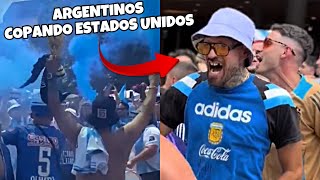 Así COPARON los ARGENTINOS en la COPA AMÉRICA 2024 en EEUU [upl. by Igig]