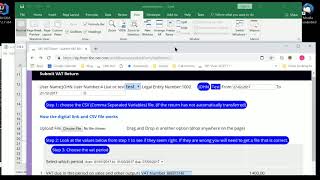 Submitting a VAT return to HMRC as part of Making Tax Digital wwwvatdirect [upl. by Enaillil]