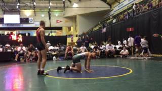 Evyn InsalacoFlagler VS James NieremWinter Springs 157lbs [upl. by Jolee]