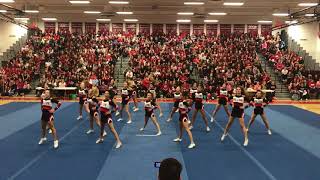 Hilton varsity cheer Pep Rally performance [upl. by Bollen850]