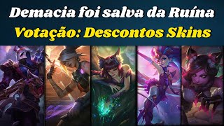 Desafio Demacia  Votação de Descontos em Skins do Lol  Os Sentinelas da Luz venceram a Ruína [upl. by Eleen]