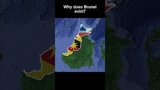 Why does Brunei exist brunei country malaysia world worldmap [upl. by Strang]