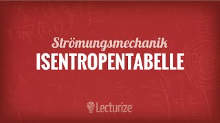 Die Isentropentabelle GdSt DE [upl. by Aranaj]