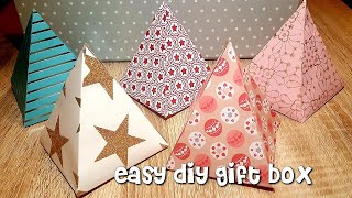 Geschenkbox bastelnDIY Gift Box [upl. by Dickson553]