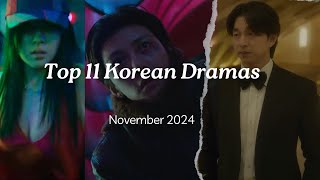 Top 11 upcoming Korean Dramas of November 2024 kdrama [upl. by Thaddus]