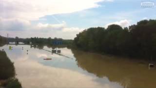 Hochwasser in Deggendorf  ANTENNE BAYERN Reporterin Tanja Hugger am Autobahnkreuz [upl. by Anaehr]