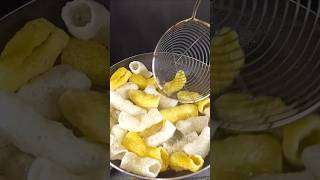 Crispy Finger Chaat ASMRshorts asmr youtubeshorts viralvideo chaat food shortsvideo [upl. by Jaret]