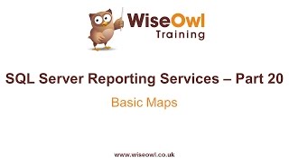 Reporting Services SSRS Part 20  Basic Maps [upl. by Jayme]