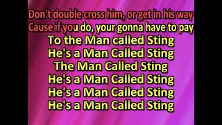 Sting 3rd WCW Theme Song  Man Called Sting karaoke by request [upl. by Ennailuj]