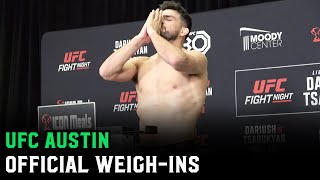 Kelvin Gastelum weighs in at 170 for welterweight return  UFC Austin Official WeighIns [upl. by Claire]