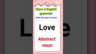 Class 5 English grammar Class 5 English Class 5 nouns Class 5 Shorts [upl. by Cailly]