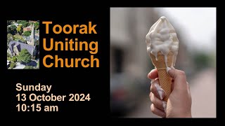 Toorak Uniting Church  Worship Service  13 October 2024 [upl. by Htial60]