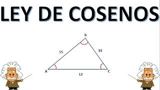 EJERCICIOS RESUELTOS APLICANDO LA LEY DE COSENOS [upl. by Kori]