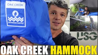 Oak Creek Hammock Review ALL NEW Section and BEST Camping Hammock Review [upl. by Marylinda286]