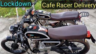 Cafe Racer Build from Hero Honda CD 100 SS Delivery Video  What a Reaction [upl. by Flodnar]