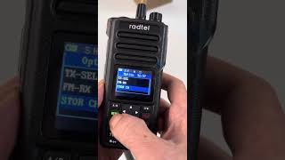 Radtel rt730 how to store a channel [upl. by Iggep]