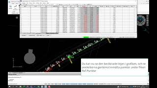 Novapoint Road  Linjeberäkning från inmätta punkter [upl. by Chelsae]