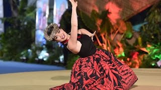 Aulii Cravalho  Moana World Premiere Hula [upl. by Suirtimed]