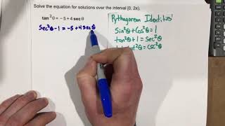 Solve factorable trigonometric equations in quadratic form [upl. by Alien]