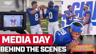 Behind the Scenes Giants 2024 Media Day  New York Giants [upl. by Elvera]