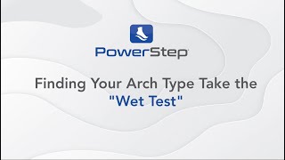 How to Find Your Arch Type for Proper Foot Support  PowerStep [upl. by Aelanej]