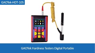 Hardness Testers Digital Portable  GAOTek [upl. by Amuh]