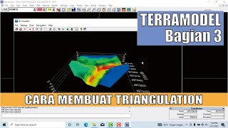 Cara membuat triangulation  belajar terramodel bagian 3 [upl. by Aliban]