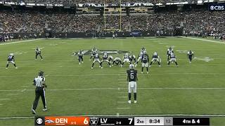 Raiders Fake Punt Completely Fools Broncos [upl. by Pool]