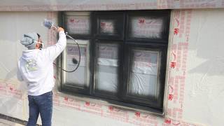 How to Spray Painting Upvc windows Essex London from Household Paint Services LTD [upl. by Elvera555]