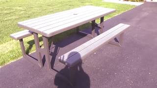 Assembling a LIFETIME Brand Picnic Table from Costco  Easy Tutorial by ToddDoesIt [upl. by Kciwdahc]