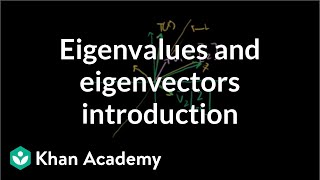 Introduction to eigenvalues and eigenvectors  Linear Algebra  Khan Academy [upl. by Ducan]