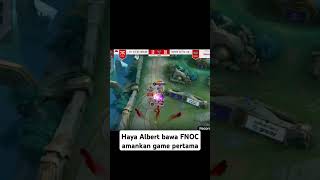 Kembalinya peforma baby alien bawa FNOC amankan game pertama🔥🔥🔥 mpl mlbb albert mobilelegends [upl. by Bashee]