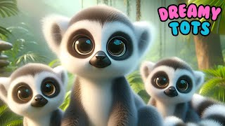 Lemur Family Adventures 🌳 Swinging Fun in the Jungle  KidsSongs JungleFun [upl. by Aisak]