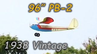 1938 PB2  96quot Wingspan  Design by Thracy Petrides  Cocklebarrow Vintage Rally August 2024 [upl. by Atterbury239]