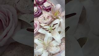 Flower Drying ASMR How to dry and preserve fresh flowers in silica gel sand [upl. by Atinreb]