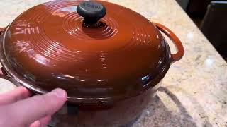 Lodge 45 quart Dutch Oven Review [upl. by Noived]