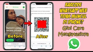 CARA MENGATASI BARCODE WHATSAPP WEB TIDAK MUNCUL DI IPHONE [upl. by Myca]