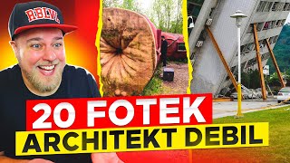 20 FOTEK KDYŽ JE ARCHITEKT ÚPLNEJ IDIOT [upl. by Ayikat]