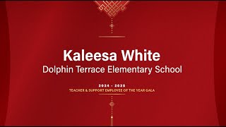 Kaleesa White Dolphin Terrace Elementary School [upl. by Adlemi]