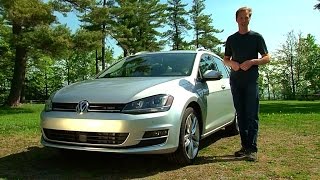 2015 Volkswagen Golf SportWagen  TestDriveNowcom Review by Auto Critic Steve Hammes  TestDriveNow [upl. by Acirea]